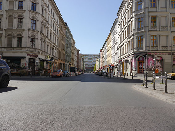 Adalbertstraße, Lockdown, 2020