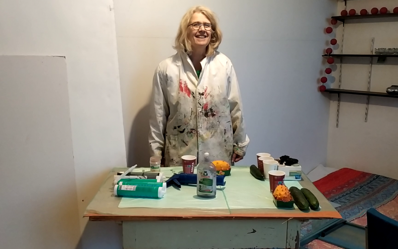 Frau Kriegerowski und die Gurken